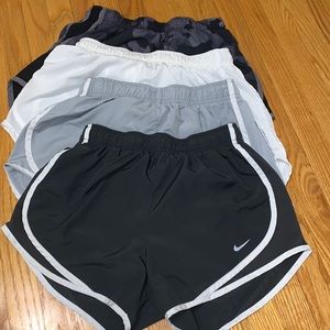 4 pairs of nike shorts